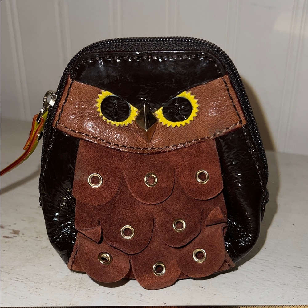 Rare Kate Spade Macmillan Minerva Owl coin purse